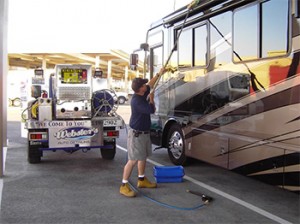 Detailing and Power Washing an RV
